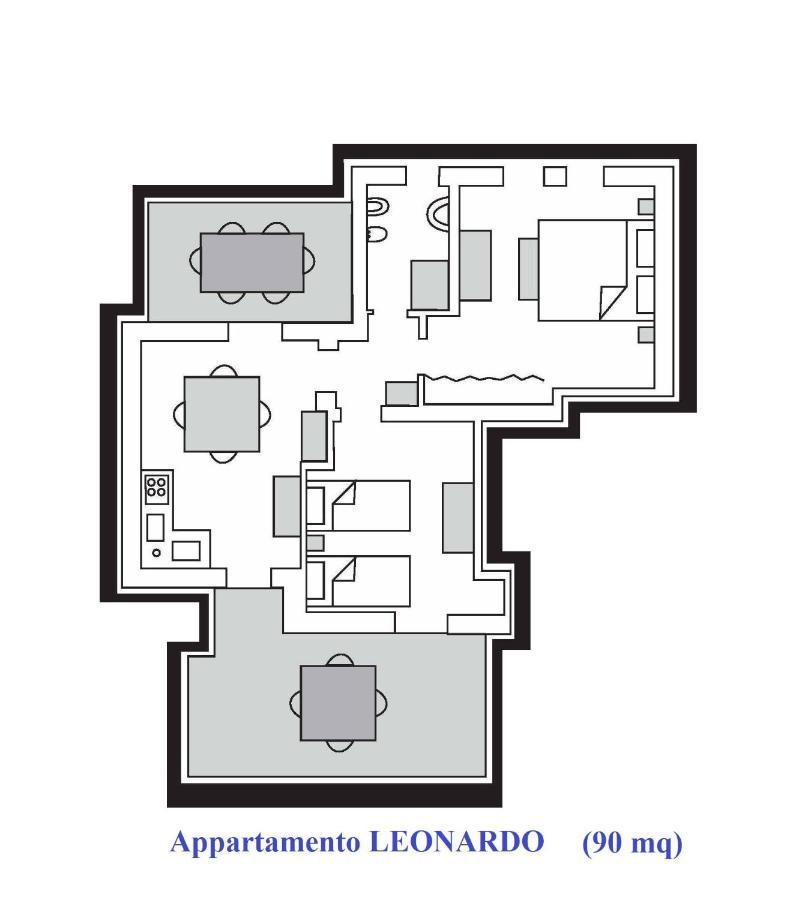 La Dragona Appartement Castel del Piano  Buitenkant foto